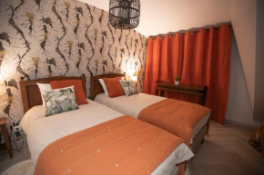 Chambre Jungle dans maison d'hote 